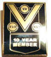 10 year badge