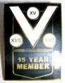15 year badge